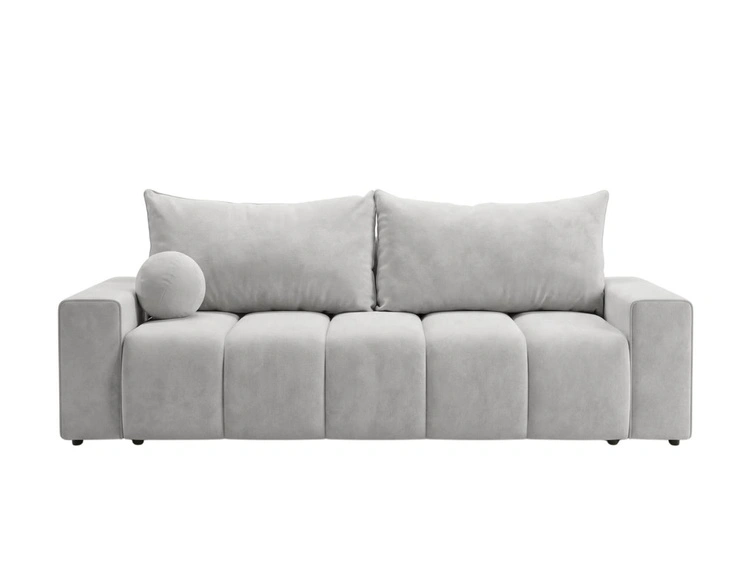 Schlafsofa mit Bettfunktion und Bettkasten Miro Grau