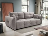 Schlafsofa mit Bettfunktion und Bettkasten Bene Grau