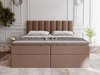 Boxspringbett mit Bettkasten 160x200 Mocca Braun