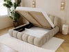 Polsterbett mit Stauraum und Lattenrost 140x200 Cloud Soft Beige