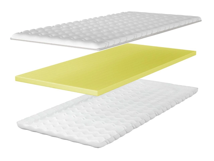 Matratzenauflage mit thermoelastischem Schaumstoff Visso 80x200