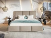 Polsterbett mit Lattenrost 180x200 Trio Beige