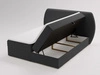 Boxspringbett mit Bettkasten 120x200 Bogota Schwarz