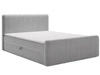 Boxspringbett mit Bettkasten 140x200 Osteno Grau