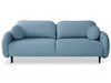 Schlafsofa mit Bettfunktion und Bettkasten Alta Blau