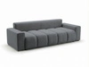 Schlafsofa mit Bettfunktion und Bettkasten Miro Dunkelgrau