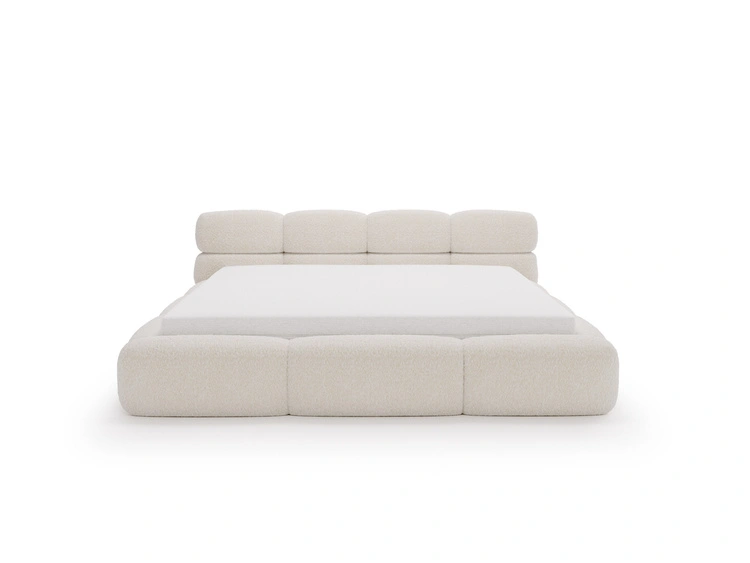 Polsterbett mit Bettkasten und Bettrost 120x200 Sweet Low Beige