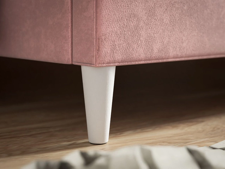 Polsterbett mit Lattenrost 120x200 Fuzi Beige