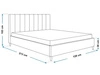 Polsterbett mit Lattenrost 120x200 Snazi Grün