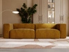 Sofa Moderne Cord Sofa für Wohnzimmer Landi Honigfarben
