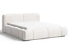 Polsterbett mit Bettkasten und Lattenrost 180x200 Aubi Creme