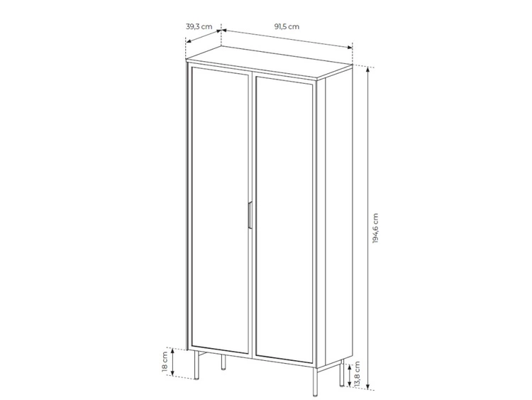 Wohnzimmer-Set Lumina Eiche Dunin