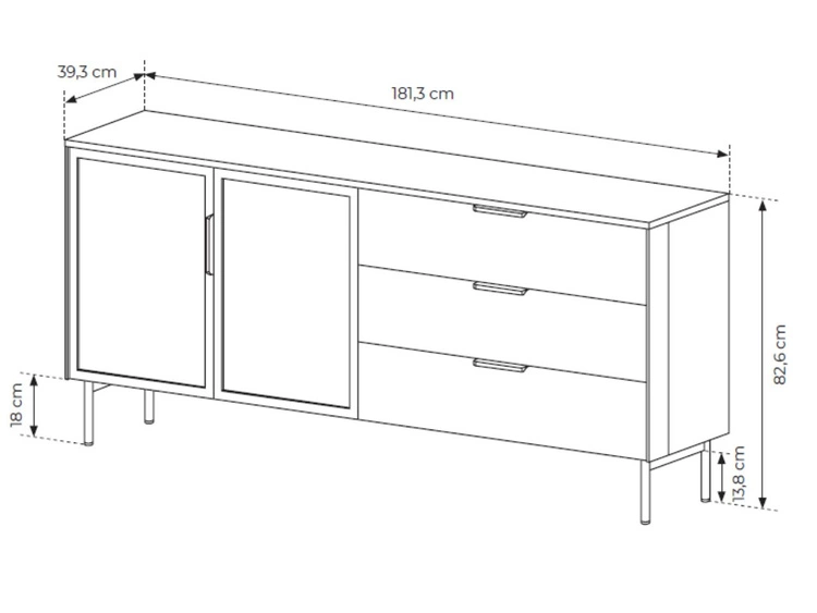 Wohnzimmer-Set Lumina Kaschmir