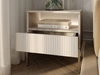Nachtschrank mit Schublade und Led Deo Kaschmir