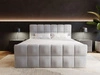 Boxspringbett mit Bettkasten 180x200 Alicante Grau