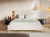 Polsterbett mit Lattenrost 120x200 Grenada Beige