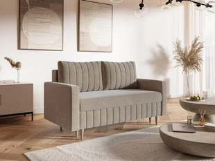 Schlafsofa mit Bettfunktion und Bettkasten Castelo Beige
