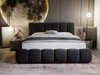 Polsterbett mit Bettkasten und Lattenrost 200x200 Cloud Anthrazit