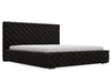 Polsterbett mit Bettkasten und Lattenrost 140x200 Astra Schwarz