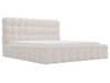 Polsterbett mit Bettkasten und Lattenrost 140x200 Twist Beige