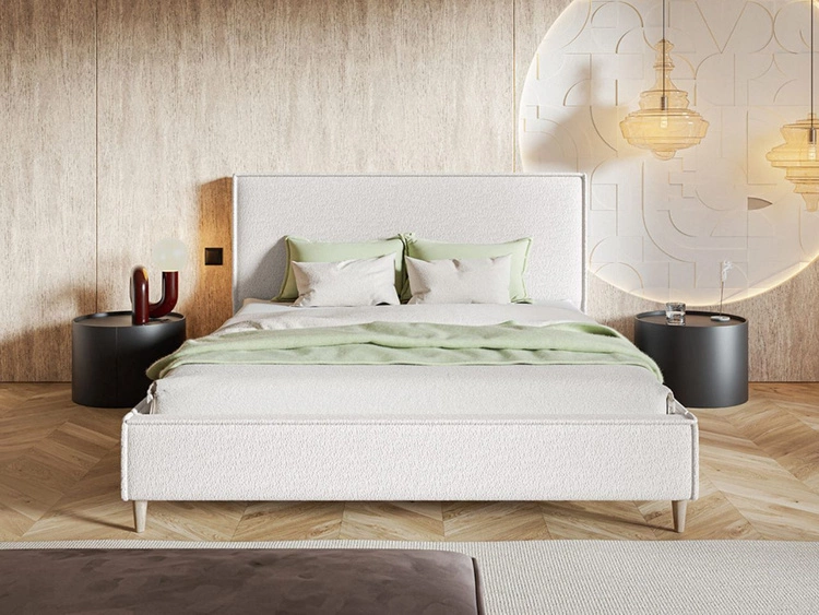 Polsterbett mit Lattenrost 120x200 Grenada Creme