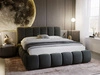 Polsterbett mit Bettkasten und Lattenrost 160x200 Cloud Dunkelgrau