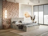Polsterbett mit Bettkasten und Lattenrost 180x200 Esma Beige