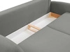 Schlafsofa mit Bettfunktion und Bettkasten Alta Grau