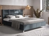 Polsterbett mit Lattenrost 180x200 Luxe Dunkelgrau