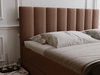Boxspringbett mit Bettkasten 140x200 Mocca Braun