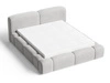Polsterbett mit Bettkasten und Lattenrost 180x200 Aubi Grau