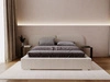 Polsterbett mit Bettkasten und Lattenrost 140x200 Palermo Beige