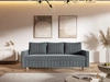 Schlafsofa mit Bettfunktion und Bettkasten Castelo Dunkelgrau