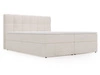 Boxspringbett mit Bettkasten 200x200 Maison Beige