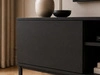 TV-Lowboard mit Türen 150 cm Soroko Schwarz