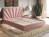 Polsterbett mit Lattenrost 120x200 Fuzi Beige