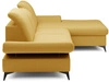 Ecksofa L-Form Rechts mit Schlaffunktion und Bettkasten Hannover Gelb
