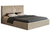 Polsterbett mit Bettkasten und Lattenrost 120x200 Loris Beige
