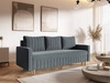 Schlafsofa mit Bettfunktion und Bettkasten Castelo Dunkelgrau