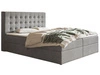 Boxspringbett mit Bettkasten 180x200 Denza Grau