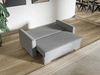 Schlafsofa mit Bettfunktion und Bettkasten Pori Grau