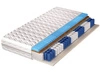Taschenfederkernmatratze mit profiliertem Schaumstoff, Kokosmatte und Latex Tivo 180x200
