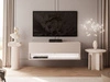 Hänge TV-Schrank 90 cm für Wohnzimmer mit LED-Beleuchtung Aurelie Kaschmir matt