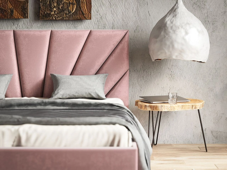 Polsterbett mit Lattenrost 160x200 Fuzi Beige
