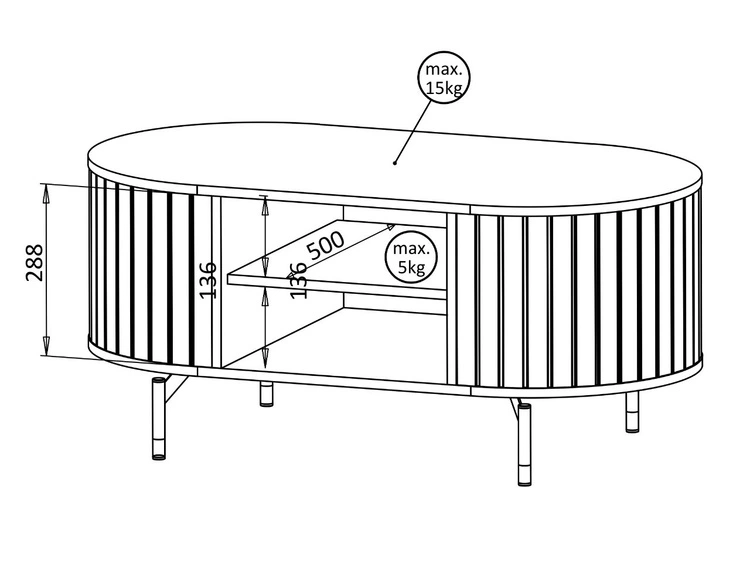 Möbel-Set für Wohnzimmer Soria Kaschmir