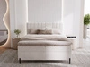 Boxspringbett mit Bettkasten 140x200 Primavera Creme