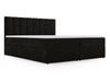 Boxspringbett mit Bettkasten 180x200 Mocca Schwarz