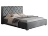Polsterbett mit Bettkasten und Lattenrost 120x200 Taranto Grau