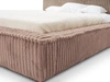 Polsterbett mit Bettkasten und Lattenrost 180x200 Lago Braun