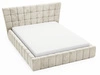 Polsterbett mit Bettkasten und Lattenrost 140x200 Paris Beige